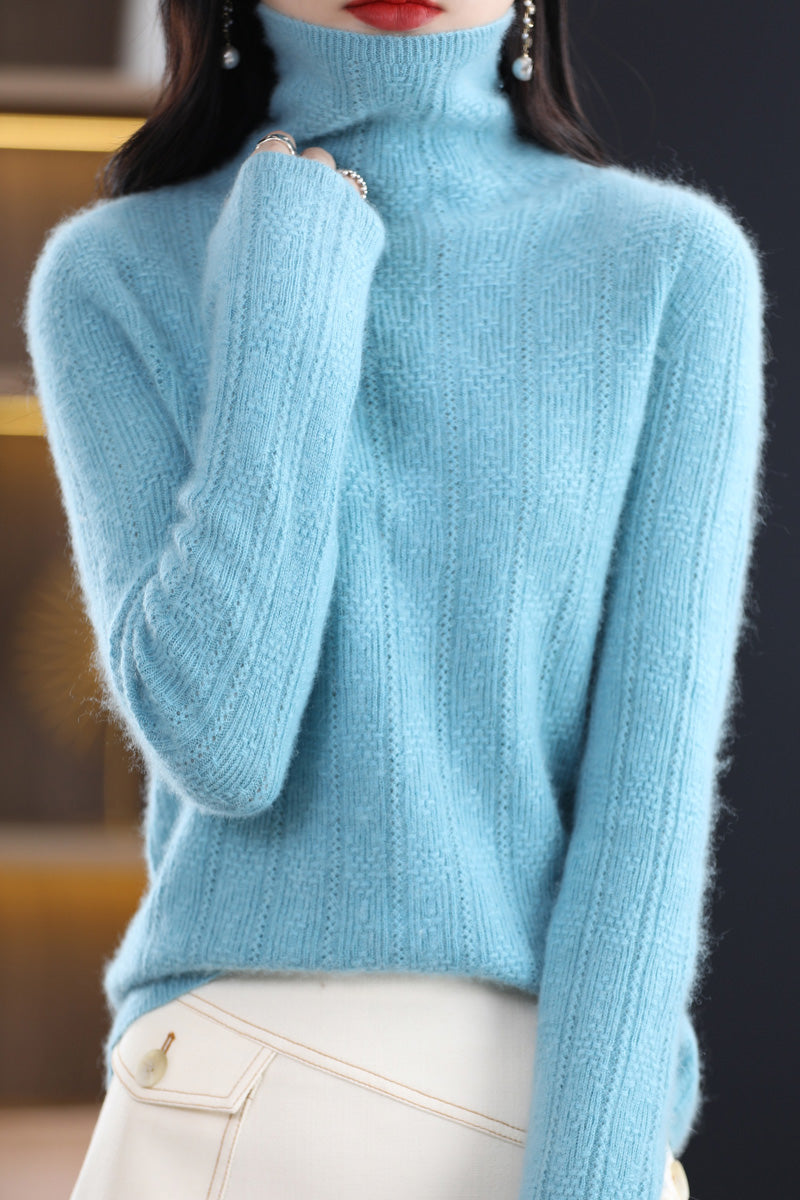 100% Merino Wool Knitted Sweater Women