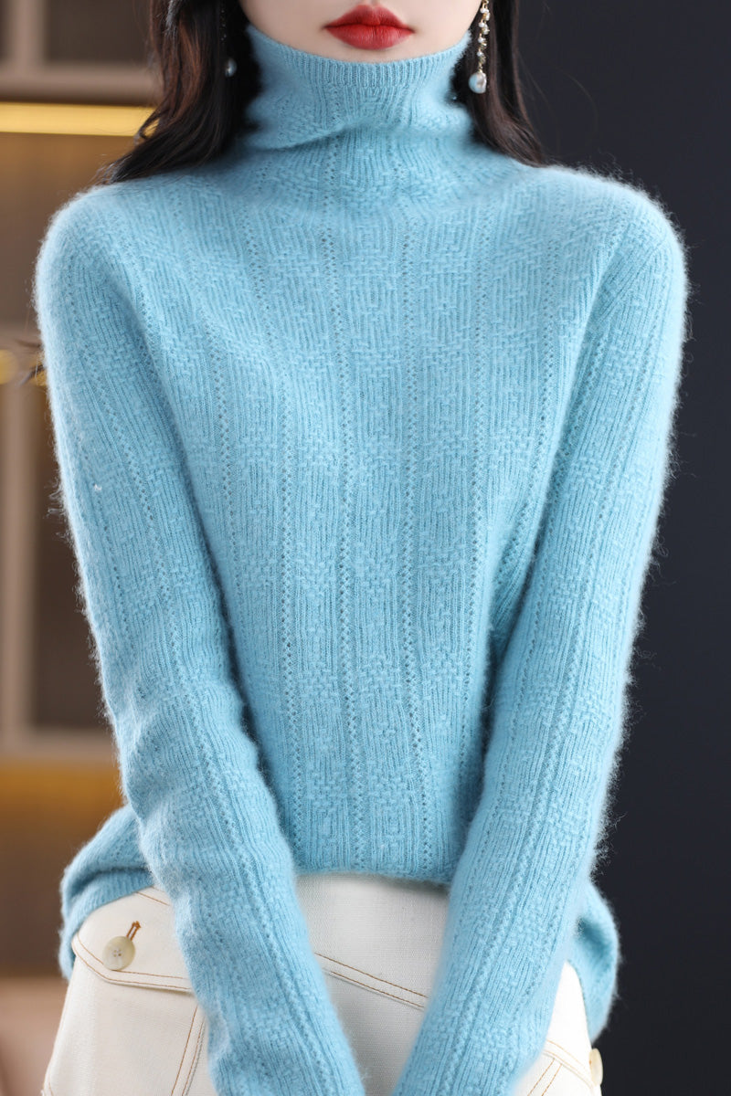 100% Merino Wool Knitted Sweater Women