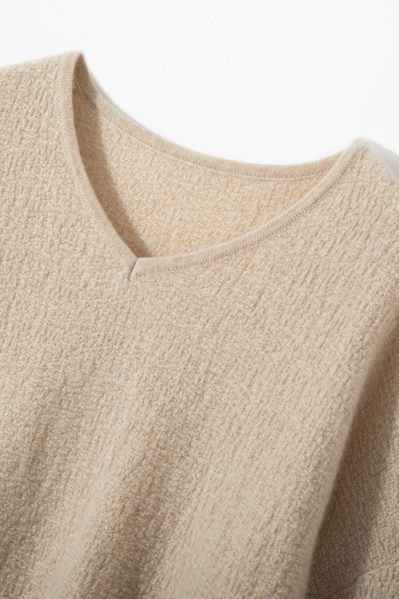 V Neck Cashmere Sweater