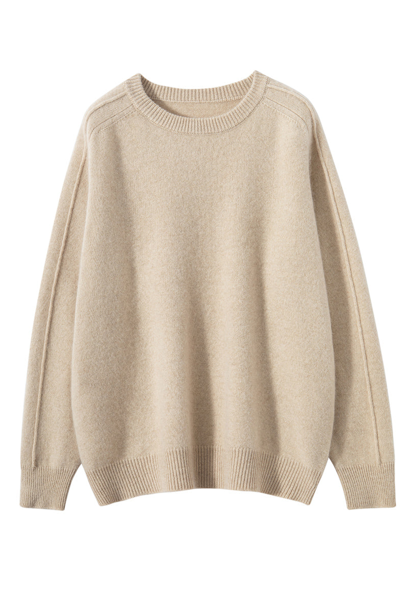 Ladies Round Neck Pullover Cashmere Sweater