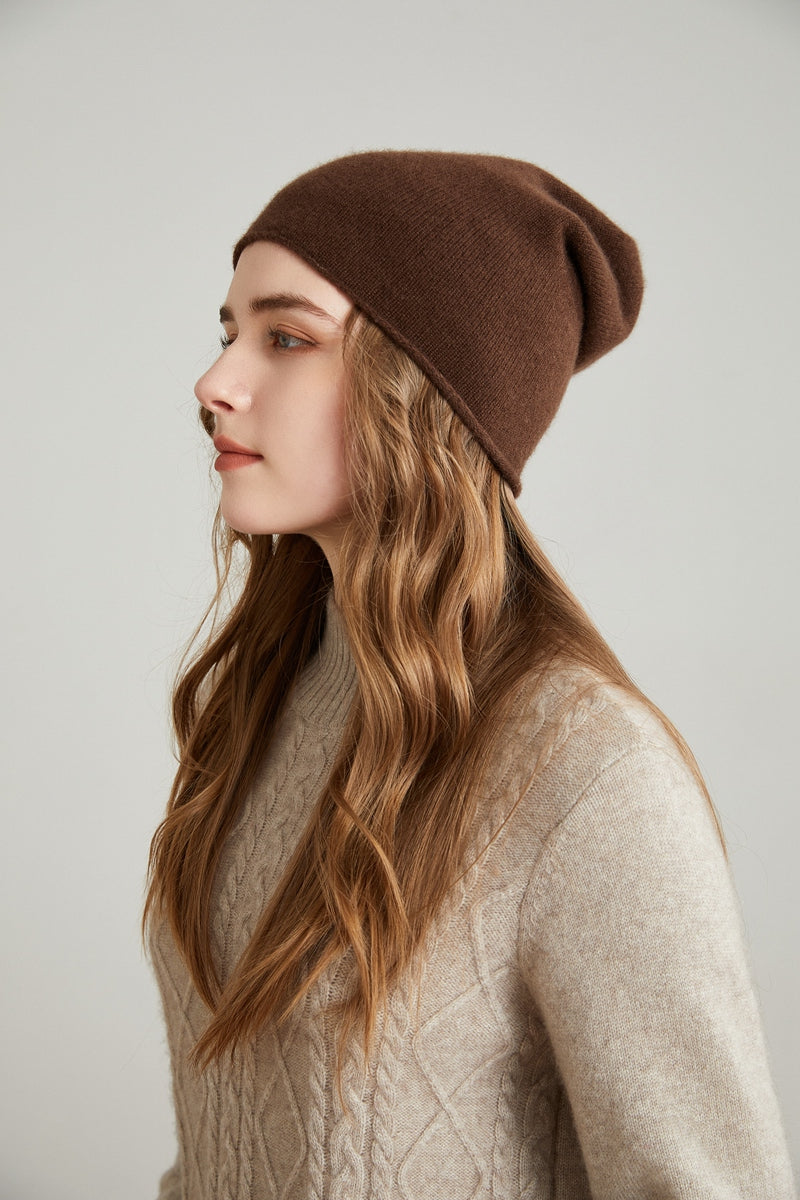 Women's Hats Knitted Winter Beanie Alashan Cashmere