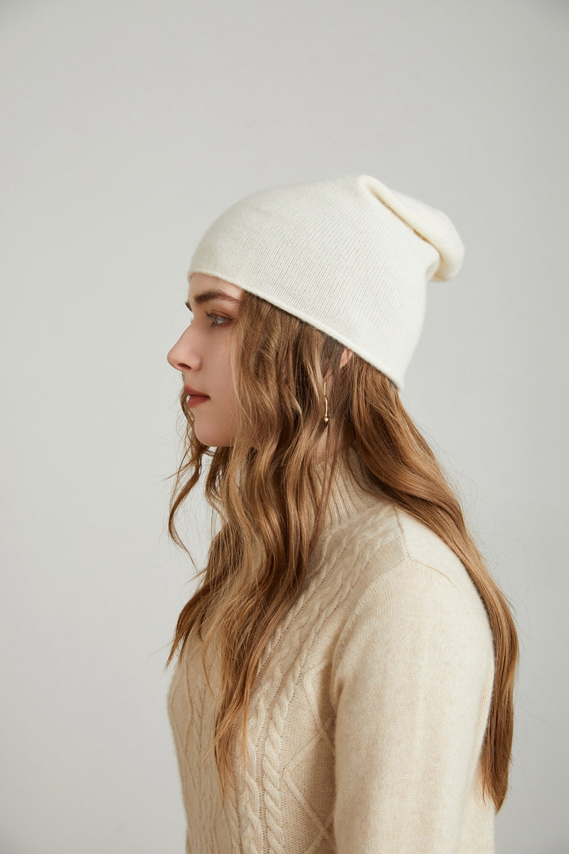 Women's Hats Knitted Winter Beanie Alashan Cashmere