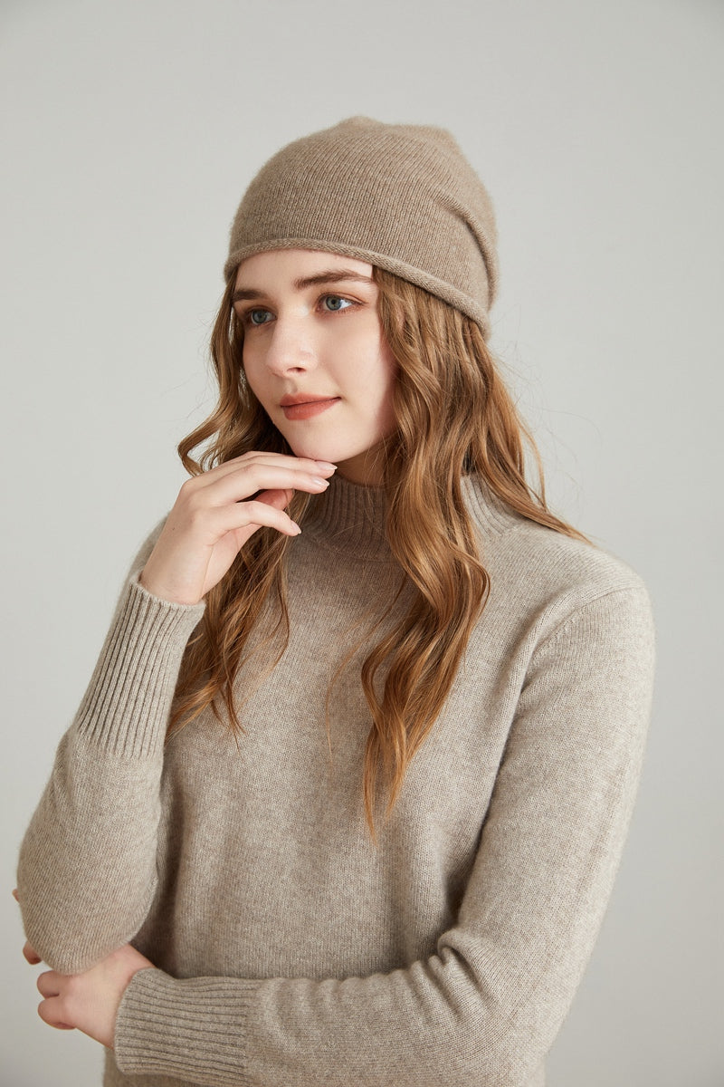 Women's Hats Knitted Winter Beanie Alashan Cashmere