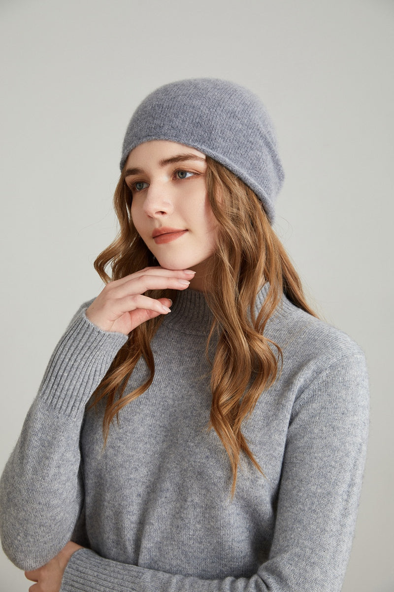 Women's Hats Knitted Winter Beanie Alashan Cashmere