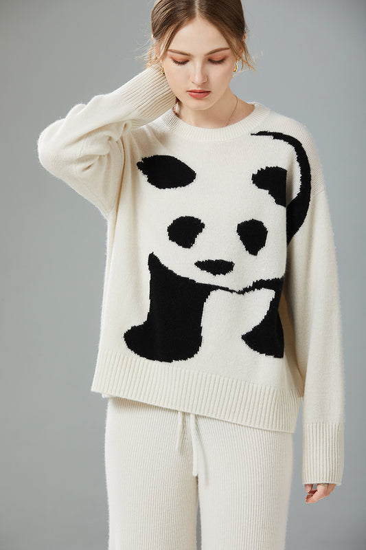panda cashmere sweater