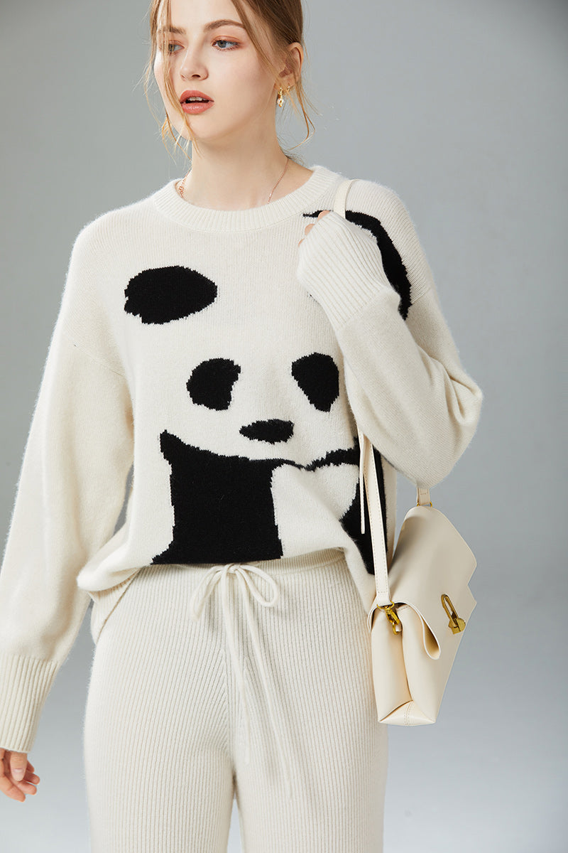 panda cashmere sweater